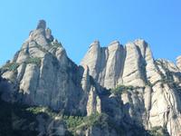 Die Felsen des Montserratmassivs