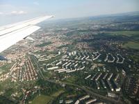 Anflug auf Dresden