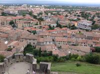 180Blick auf die Stadt Carcassonne
