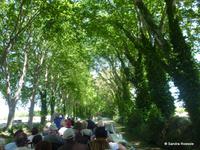 im Schiff auf dem Canal du midi 