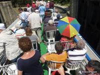 in der Schleuse Fonseranes 