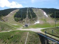 Skipiste vor dem Hotel in Soldeu Andorra 