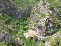 Ansicht aus dem gelben Zug 