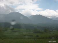 Ansicht aus dem gelben Zug 