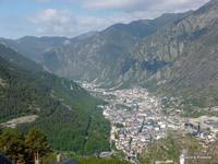 Blick auf  Andorra della vella 