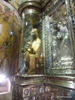 die schwarze Madonna im Kloster Montserrat 