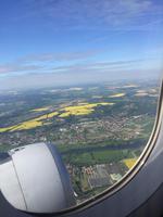 Ausblick aus dem Flugzeug