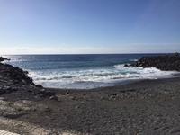Strand in Candelaria, Teneriffa