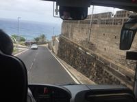 Unsere erste kurvenreiche, steile Straße