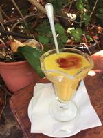 Bananencreme mit Palmensaft & Rum 