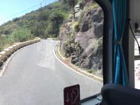 Es geht die steile Straße zurück ins Hotel 