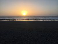 Sonnenuntergang am Strand 