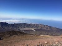 Ausblick von hoch oben - Kraterlandschaft 