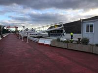 Die Fähre nach La Palma kommt in den Hafen 