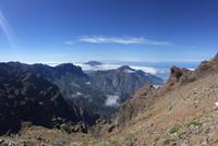 Ausblick Nationalpark La Palma - Mirador de los Andenes