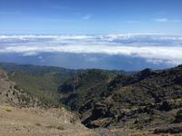Ausblick Nationalpark La Palma - Mirador de los Andenes