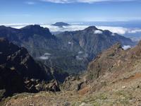 Ausblick Nationalpark La Palma - Mirador de los Andenes