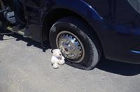 Reifenpanne - Glück im Unglück