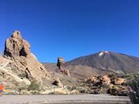 Roque de García mit Teide im Hintergrund 