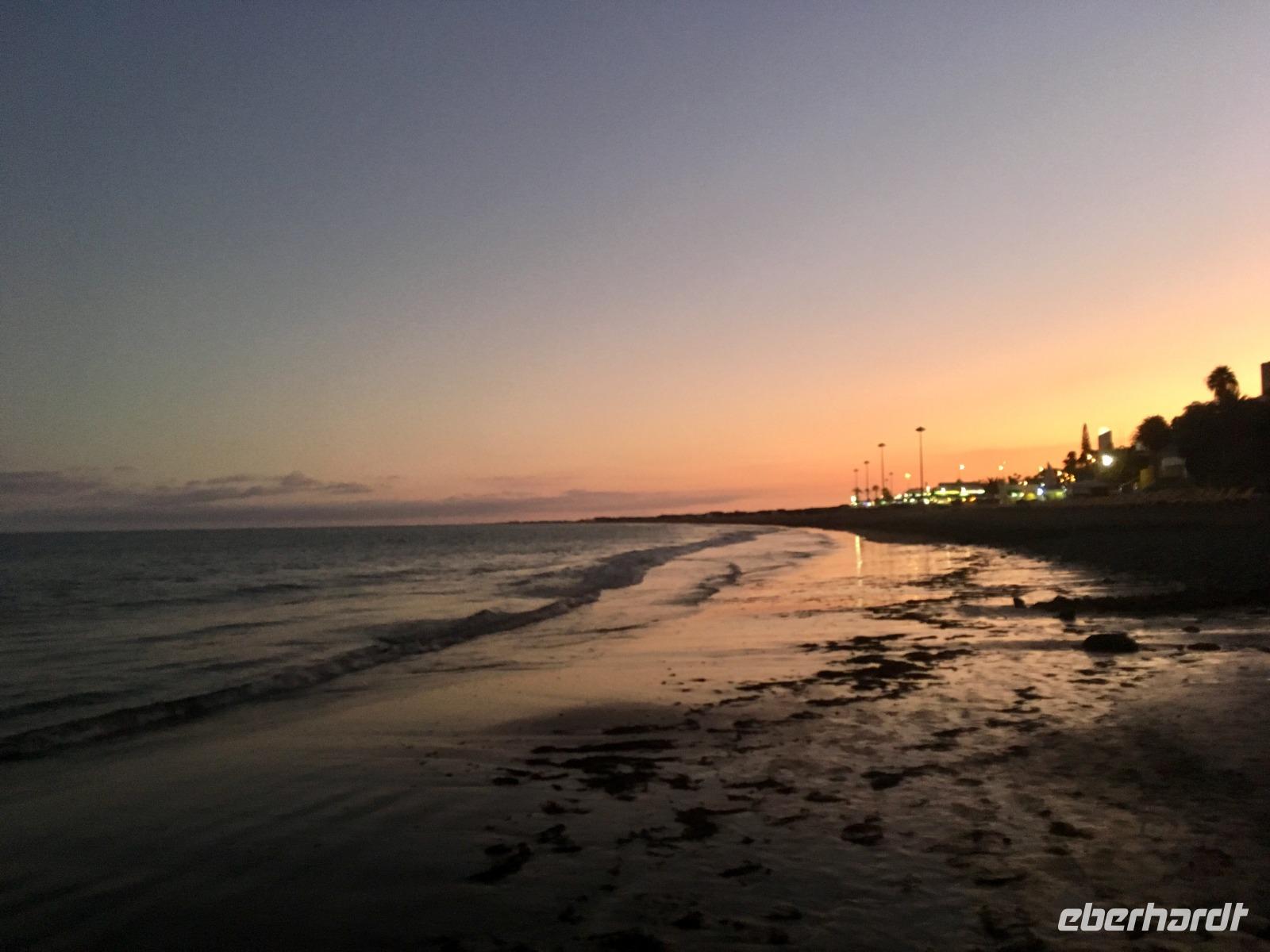 Sonnenuntergang am Playa de Inglés