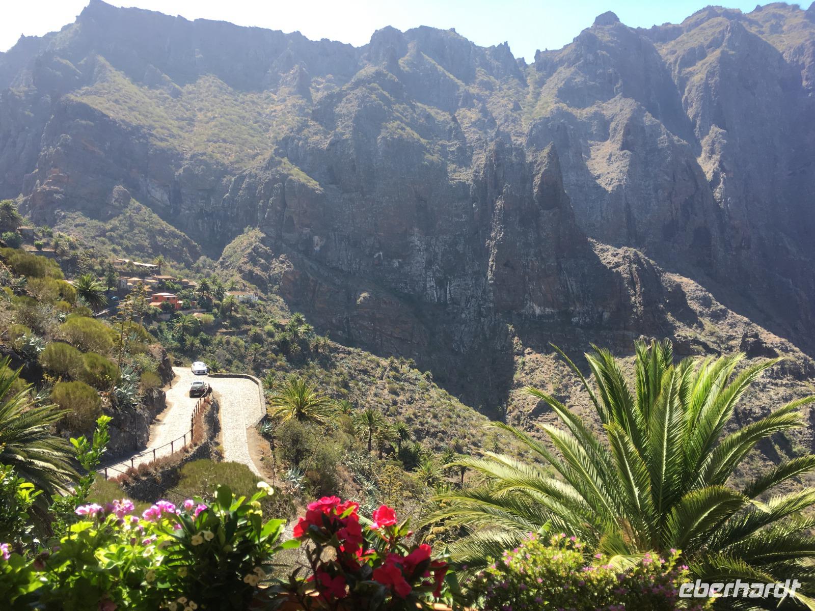 Aussicht vom Café von Masca