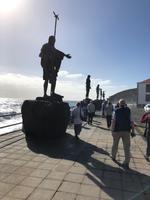 Eberhardt Reisegruppe bewundert die Königsfamilie der Guanchen