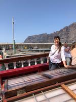 Mit Reisebegleitung Sabine Seifert an Bord