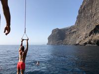Auch Baden im Atlantik ist vom Boot aus möglich