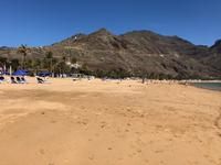 Saharawüstensand am Strand Las Teresitas 