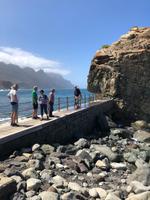 Eberhardt Reisegruppe auf der Suche nach dem beste Fotopoint - nass werden, wird in Kauf genommen