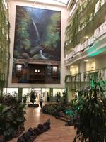 Patio - Innenhof unseres Hotels während der Rundreise auf der kanarischen Insel La Palma