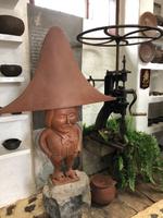 Enano-Skulptur (Zwerg) in der Keramikwerkstatt von Don Ramon -La Palma