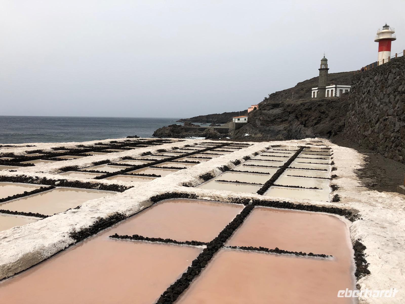 Meersalz-Salinen in Fuencaliente de la Palma