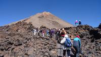 Richtung Teide zum Gipfel