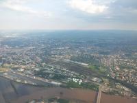 Abflug ab Dresden mit Hochwasser 2013