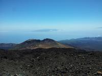 Auf dem Teide mit La Gomera, El Hierro und La Palma im Hintergrund