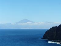 Blick von La Gomera auf den Teide