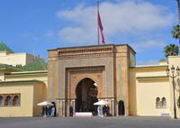Eingang zum Königspalast in Rabat