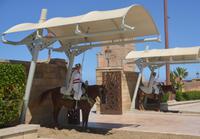 Wachen am Portal des Mausoleums Mohammed V.