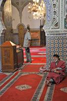 Gebet im Grab von Moulay Idriss