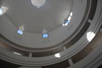 Blick nach oben in unserem Hotel