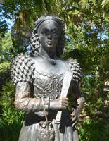 spanische Dame mit Fächer