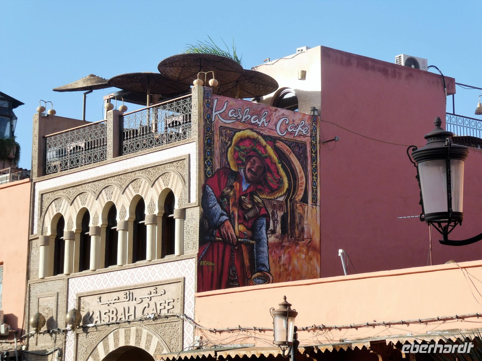 ein Cafe im Kasbah-Viertel