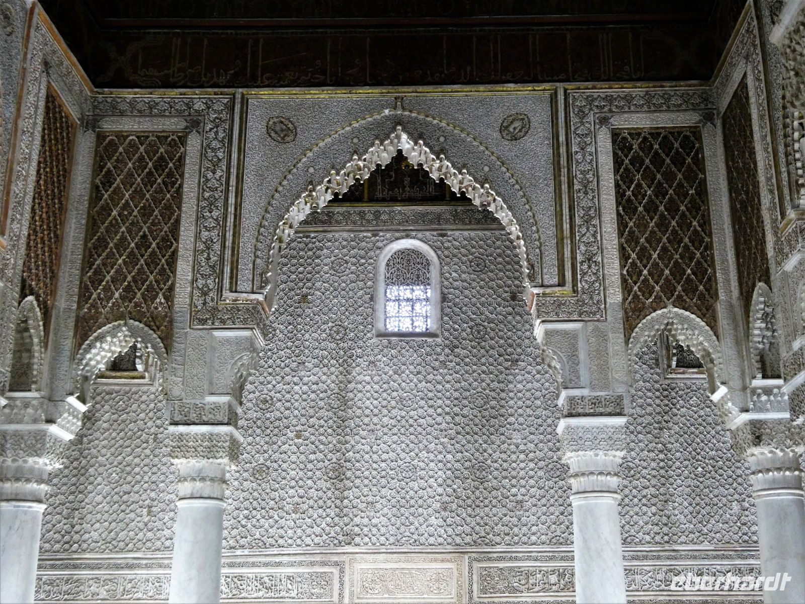 Stuckverzierungen an den Wänden