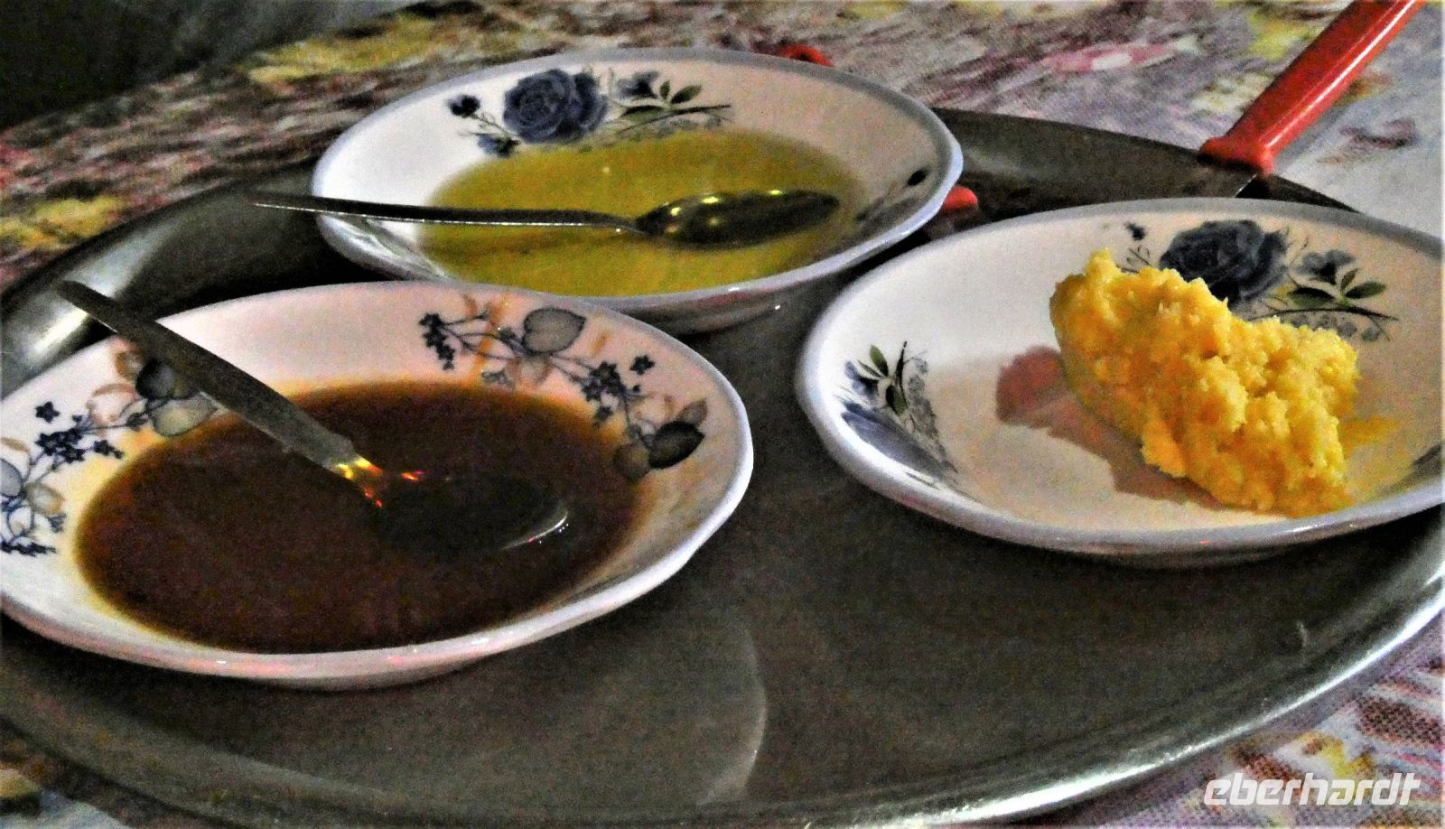 Olivenöl, Butter und Honig