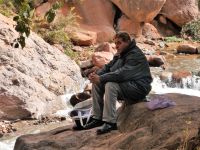 warten auf Kundschaft