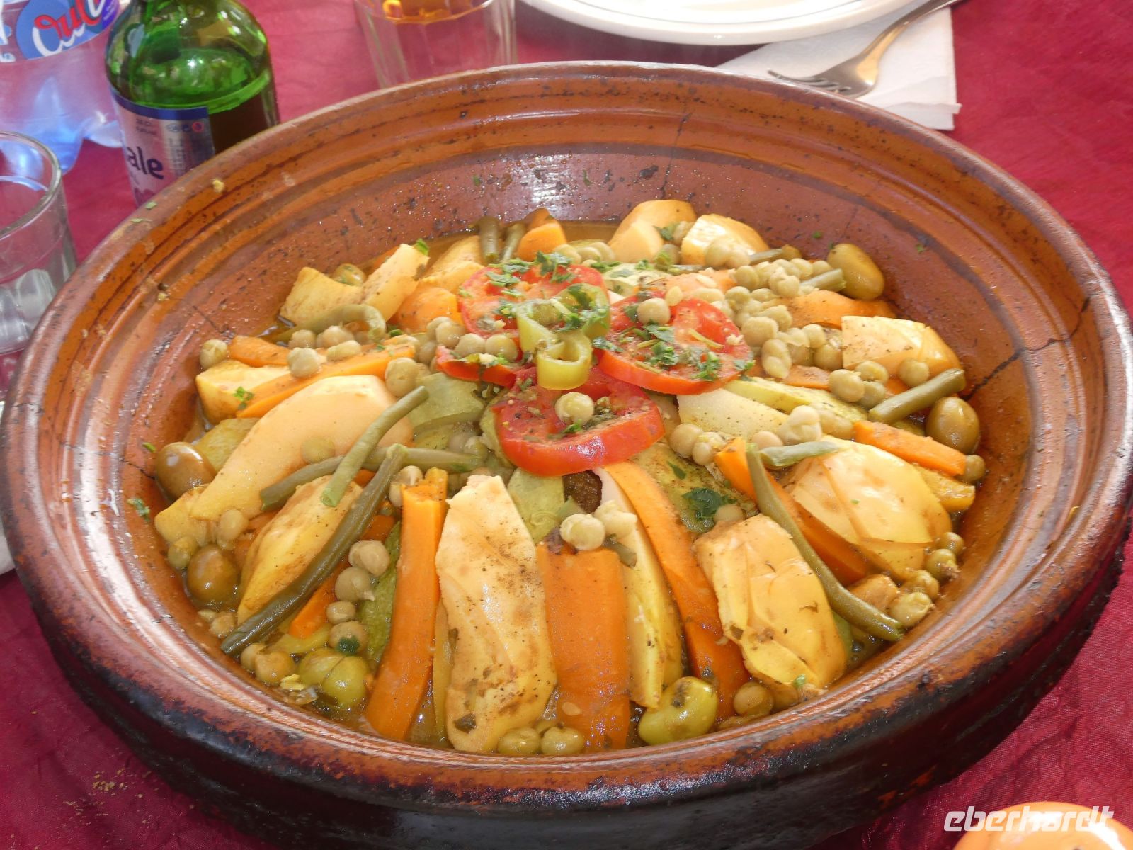 unser Mittagessen - Tajine