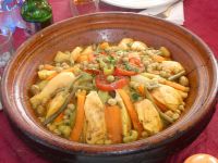 unser Mittagessen - Tajine