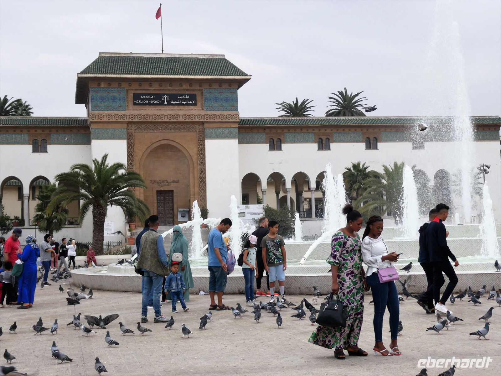Place Mohammed V. mit Justizpalast