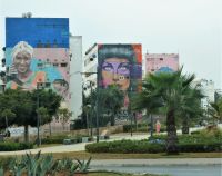 bunte Murales in Casa